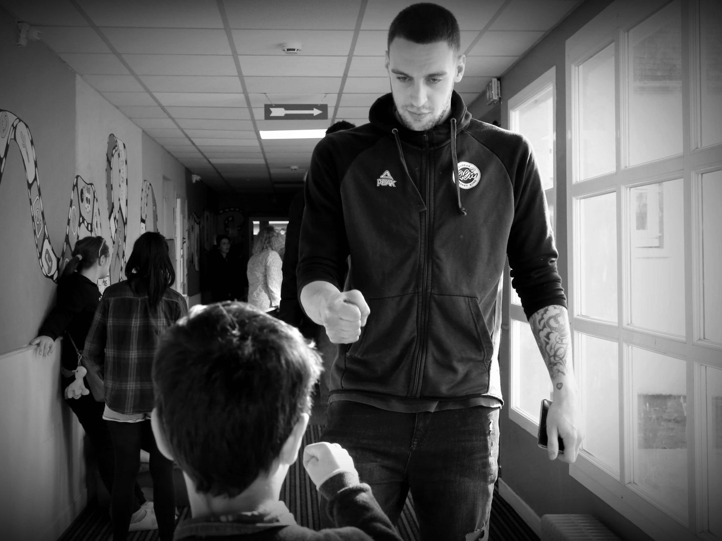 La mecs d&rsquo;Evreux accueille l&rsquo;équipe pro de basket de la ville