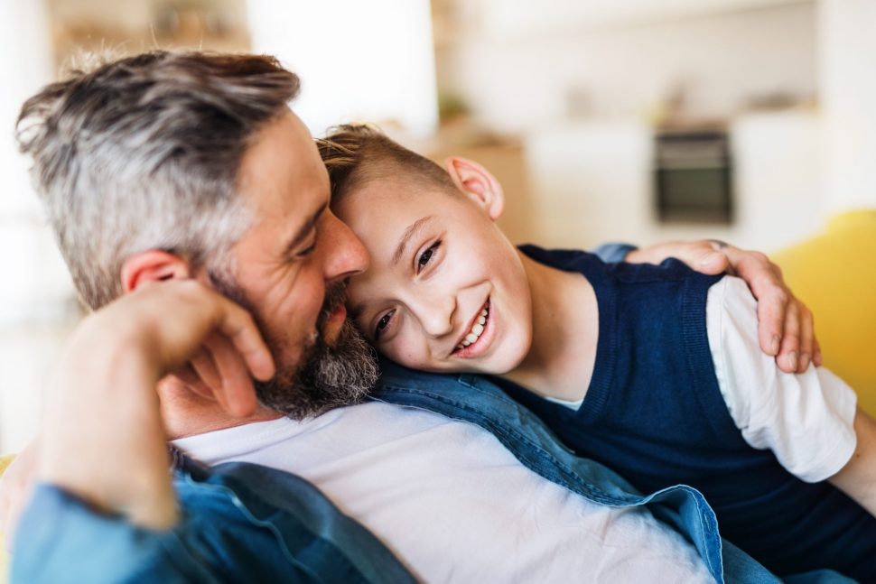 parent'aise - père avec enfant