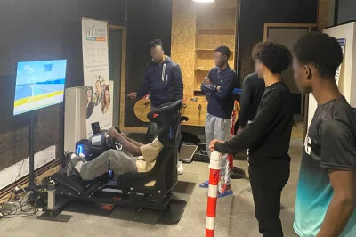 Ateliers de sécurité routière pour les jeunes du SEHIMNA et de la MECS les Grands Orangeons