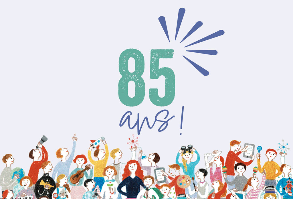 85 ans illustration