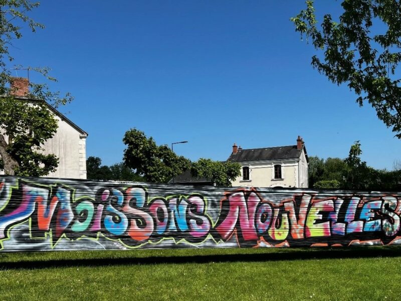 Des graffes à Pellevoisin avec l&rsquo;artiste « Eskimo »